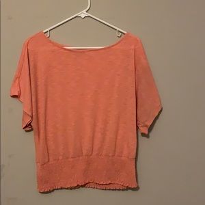 Coral Pink Blouse
